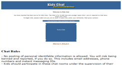 Desktop Screenshot of kids-chat.com